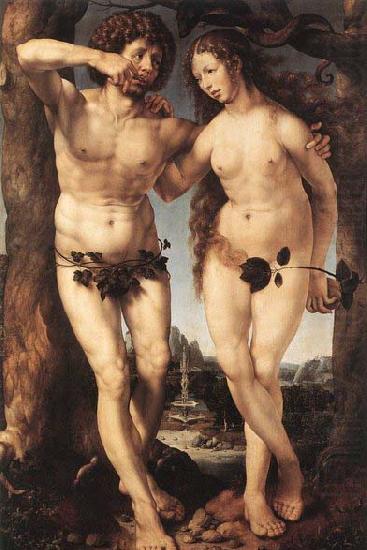Adam and Eve, GOSSAERT, Jan (Mabuse)